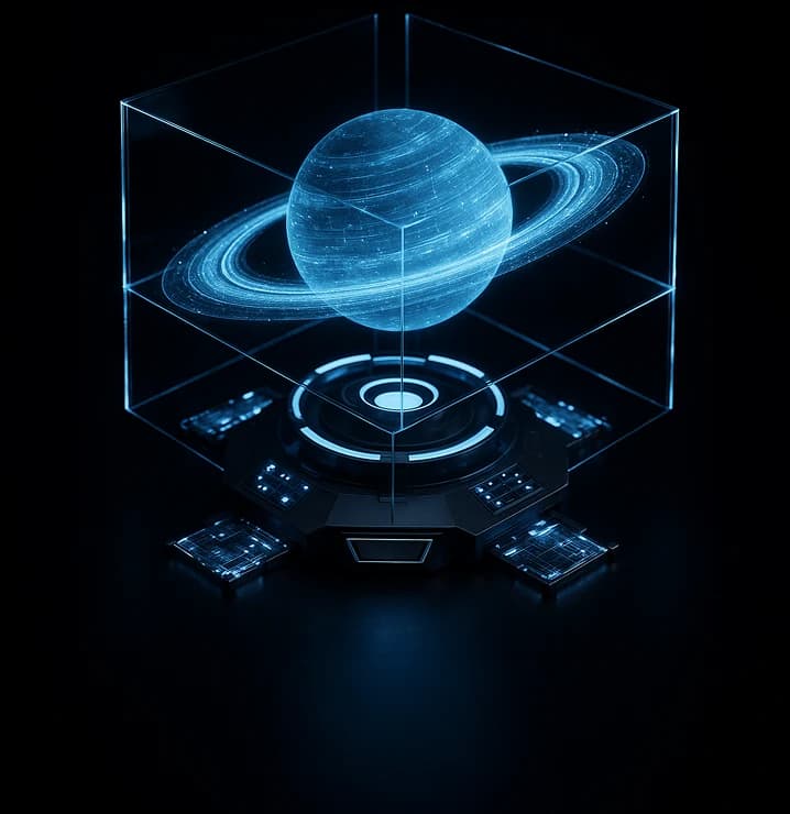 saturn-abstract